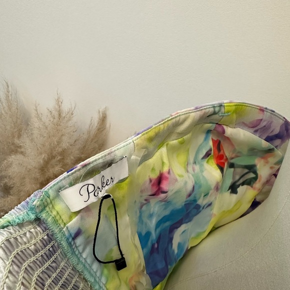 Parker Strapless Dress In Arcadia - Picture 4 of 6